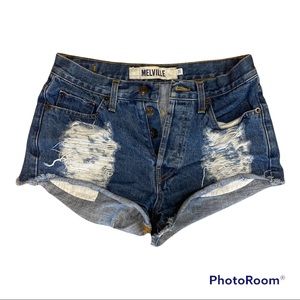 BRANDY MELVILLE DENIM SHORTS -lightly worn